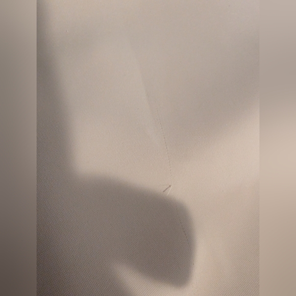 Frank Lyman Design Light Pink Tie-Front Crop Top. Dolman Sleeves. Shiny Material - Picture 8 of 11